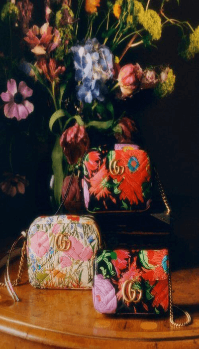 abiti-a-fiori-e-vestiti-floreali-come-simbolo-di-rinascita Collection Gucci “Ken Scott” Printemps_Été 2021